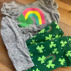 Toddler Girl St. Patty’s Day outfit